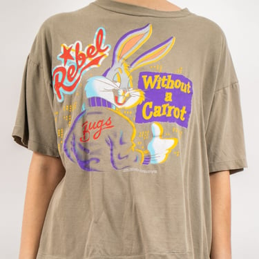 1992 looney toons 'rebel without a carrot' tee