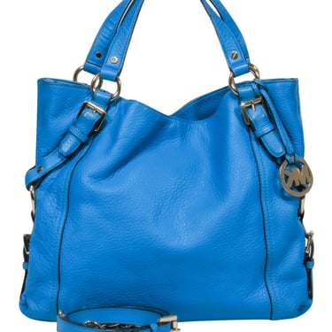 Michael Michael Kors - Electric Blue Leather Crossbody Bag w/ Gold Hardware