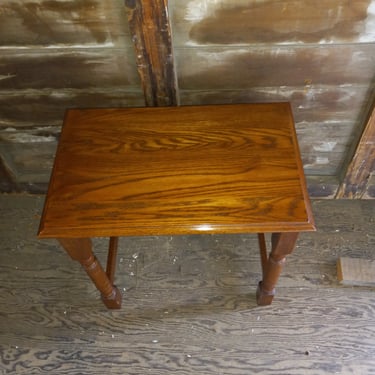 Small Wood End Table 22 X 22 X 14