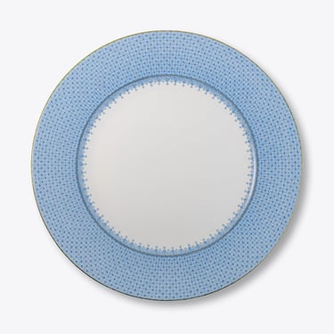 Lace Charger Plate | Cornflower Blue