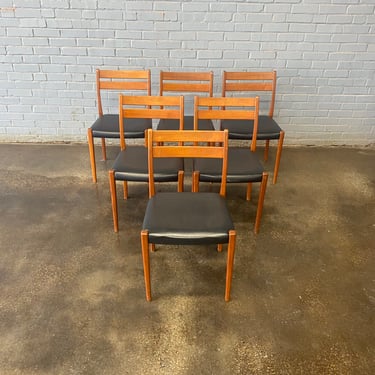 Set of 6 Teak Dining Chairs by Svegards Markaryd
