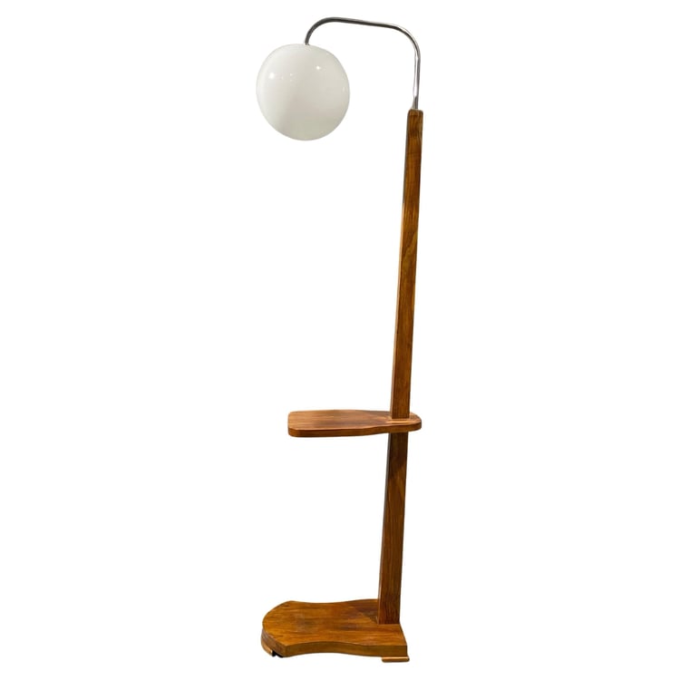 Floor lamp ART DECO, 1930s, Czechoslovakia 