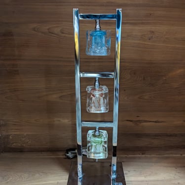 Modern Glass Cube Light 6 x 8 x 23.5