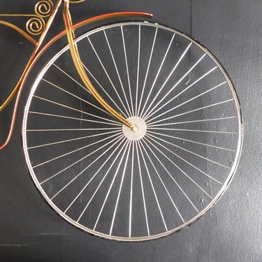 Signed Bicycle Sculpture By Curtis Jere