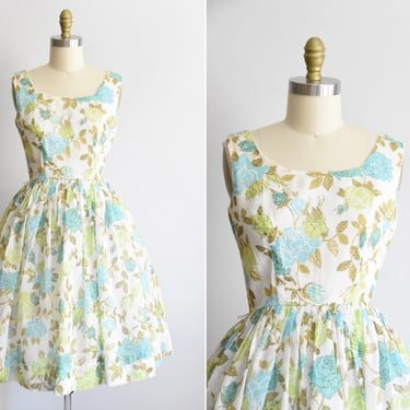 1950s Buds & Blooms dress 