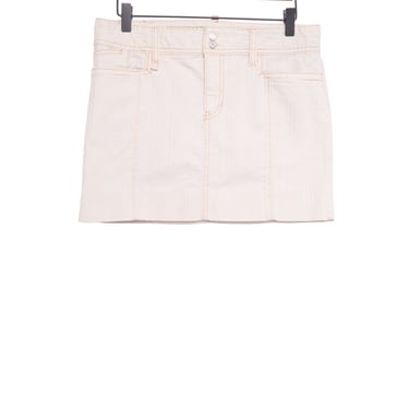 Y2K Gap White Denim Mini Skirt