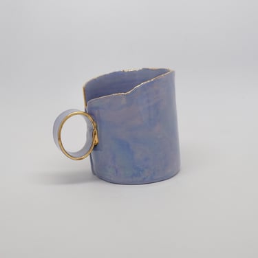 8 oz Cappuccino Handmade Marbled Mug 