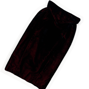 Vivienne Westwood 90s velvet corset waist skirt