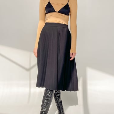 Kate Spade Box Pleated Midi Skirt (S)