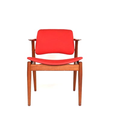 Arne Vodder Teak Desk Chair by Sibast Møbler