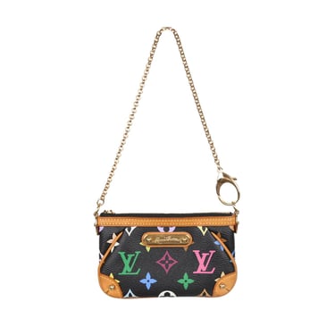 Louis Vuitton Black Multicolor Mini Chain Bag
