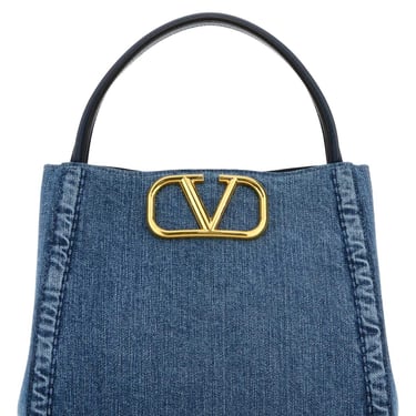 Valentino Garavani Women Denim Vlogo Handbag