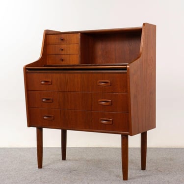 Teak Danish Secretary Desk - (325-073) 