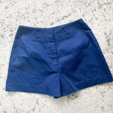 Vintage 1960s Navy Pin Up Shorts / 25