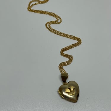 Gold Heart Locket