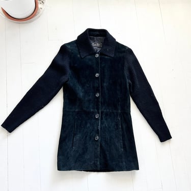 【COSYHARU】Fury Suede Jacket Black COSYHARU】Fury Suede Jacket Black COSYHARU】Fury Suede