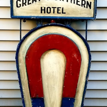 Magnet Ale GREAT NORTHERN HOTEL Tavern Beer Sign Brew Pub Restaurant 5' 75lbs 