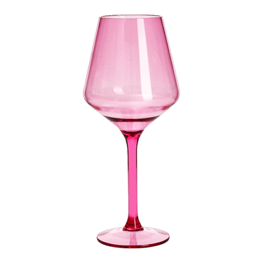 Unbreakable Pink Wine Glass