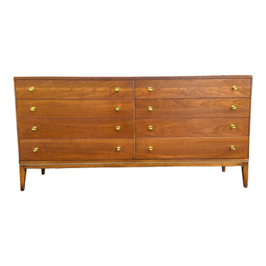 R-Way 8 Drawer Dresser with Brass Pulls