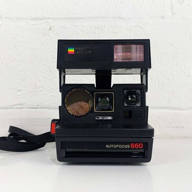 Vintage Polaroid 660 Autofocus 600 Instant Film Photography Impossible Project Believe in Film Polaroid Originals 