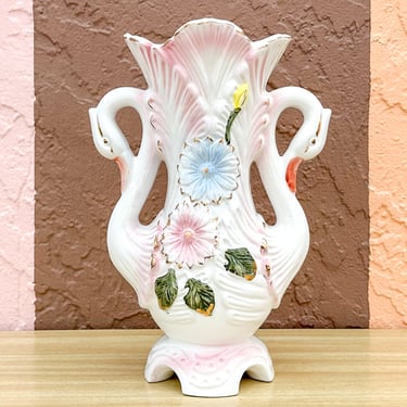 1950s Swan Life Vase