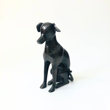 Mid Century Bronze Greyhound - Made in Italy 