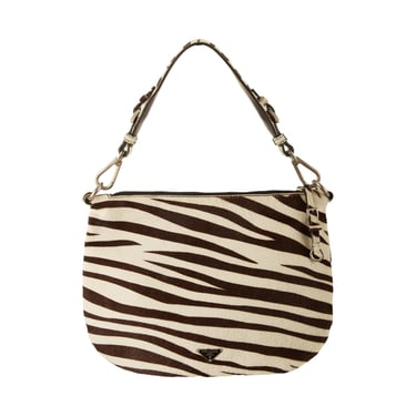 Prada Zebra Print Shoulder Bag