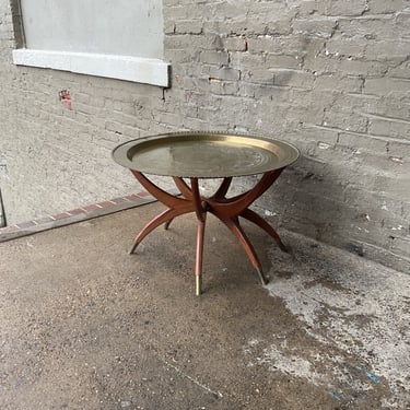 Brass Tray on Stand