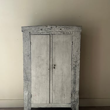 Small painted farmhouse cabinet