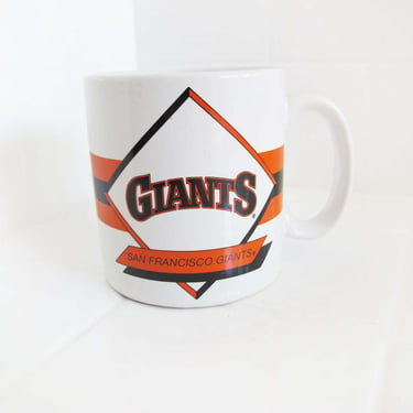 Vintage SF Giants Russ Coffee Mug - 80s San Francisco Giants Baseball Ceramic Mug - Best Friend Gift For Coffee Art Lover NorCal 