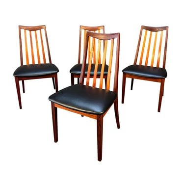 Set of Four Vintage British Mid Century Modern Teak Dining Chairs by G Plan 