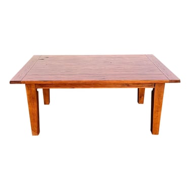 Broyhill Attic Rustic Farmhouse Dining Table With 2 Leaves 