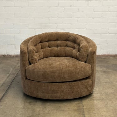 Barrel back Swivel Chair - Single 