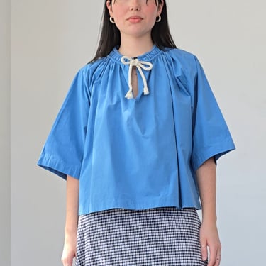 Jil Sander Cornflower Cotton Blouse