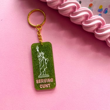 Serving C*nt Keychain