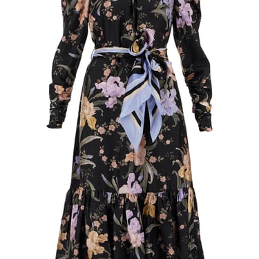 Zimmermann Eden Midi Dress With Floral Print Women