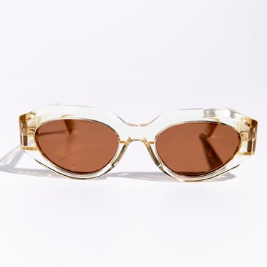 BOTTEGA VENETA Acrylic Oval Frame Sunglasses