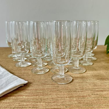 Vintage Libbey Forum Fluted Champagne Glasses - Art Deco Style - Sold in Sets 