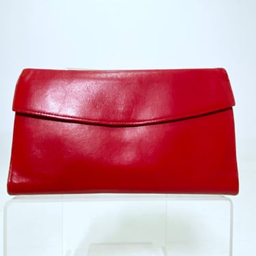 Red Leather Clutch from Chicago Burlesque Collection