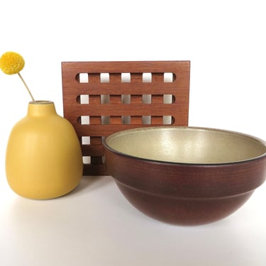 Single Heath Ceramics 5 1/2" Cereal Bowl In Mojave, Vintage Edith Heath Rim Line Stacking Soup Bowl 
