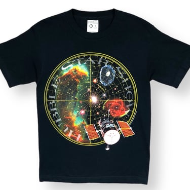 Vintage 1997 Cotton Expressions Hubble Telescope Star Show Graphic T-Shirt Size Small/Medium 