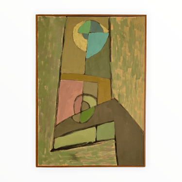 1950s abstract original by Jim Shull, Oregon