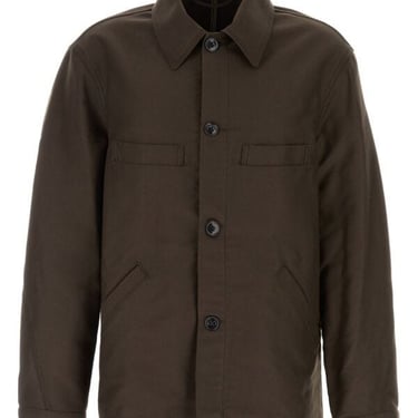 Lemaire Men Dark Brown Canvas Jacket