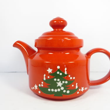 Vintage Waechtersbach Christmas Tree Teapot - Waechtersbach Christmas Tree German Pottery 