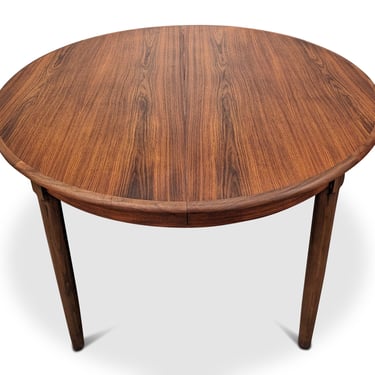 Round Rosewood Dining Table w 2 Leaves - 112312
