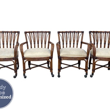 26" Unfinished Vintage Chair Set of 4 #08589