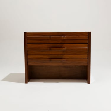 COMMODE EN BOIS MASSIF, MAISON REGAIN, 1980s