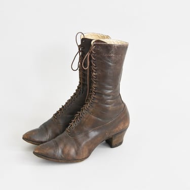 Antique March On Washington boots 