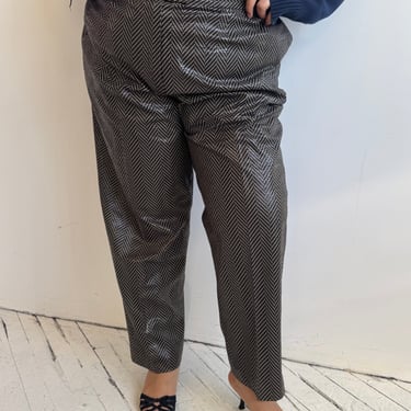 Vintage - Coated Snake Trousers (2X)