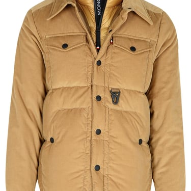 Moncler Grenoble Lech' Beige Cotton Down Jacket Men